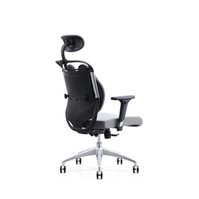 PU Leather Modern Ergonomic Chair Aluminum Alloy Base Folding Office Chairs