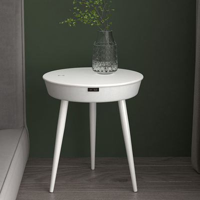 50cm*48cm Coffee Multifunctional Side Table 12v Wireless Charging