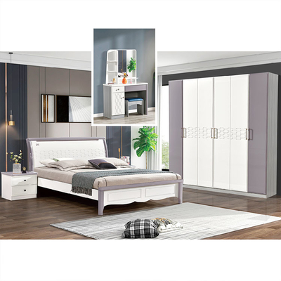 Cappellini Wood Minimalist Bedroom Set 1800*2000mm Nordic Double Bed