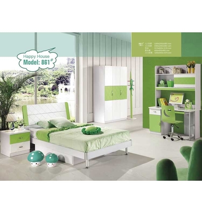 E1 MDF Cabrini Green Children Bedroom Sets Furniture Rounded Corners