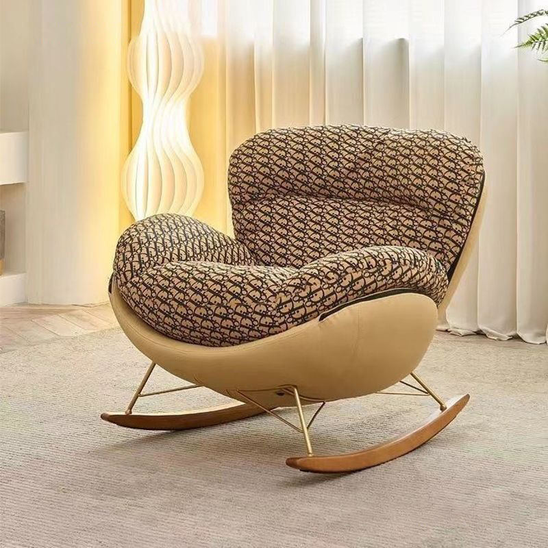 Modern Design Fabric Living Room Lounge Rocking Chair Furniture Luxury ...