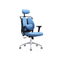 Aluminum Alloy Base Modern Ergonomic Chair Leather High Back Swivel Office Chair
