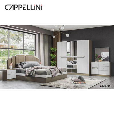 Modern Design Bedroom Sets Furniture MDF Board Glass High Grade Accessories