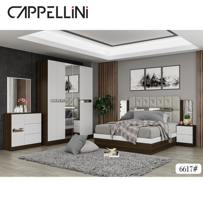 Modern Design Bedroom Sets Furniture MDF Board Glass High Grade Accessories