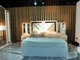 Wood MDF Home Bedroom Furniture Dresser King Bed Oak Grey White Sets Full Size