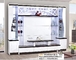 Black Armoire Lift Up TV Cabinet Automatic Lift End White Hidden Pop Up TV Cabinet