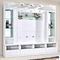 E1 MDF Board Automatic Lift White TV Lift Cabinet Hidden Pop Up Fireplace