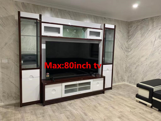 Modern European TV Cabinet Furniture Bunnings Doors Bifold Bookshelf Built Style