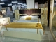 Modern Bedroom Sets Furniture MDF Glass with Gold Side Table Night Lamps