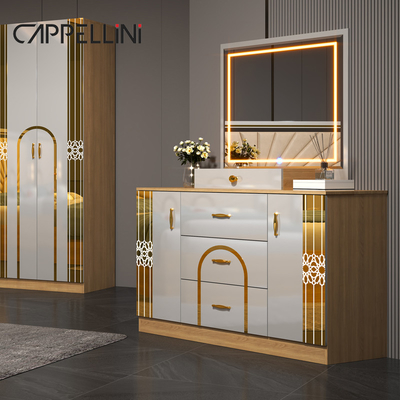 Wholesale Home Master Room King Size Double Bed Modern Luxury Leather Wooden Mdf Full Queen Cheap Bedroom Furniture Set