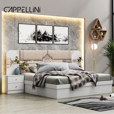 Wholesale Cheap Price Classic Queen Leather Bed Luxury Other Home Full Size King Wooden Bedroom Furniture Set
