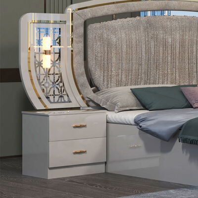 Cheap Wholesale Full 5 Pieces Modern Bedroom Furniture Set Home Apartment Complete Wooden Frame Double Luxury king Size Bed