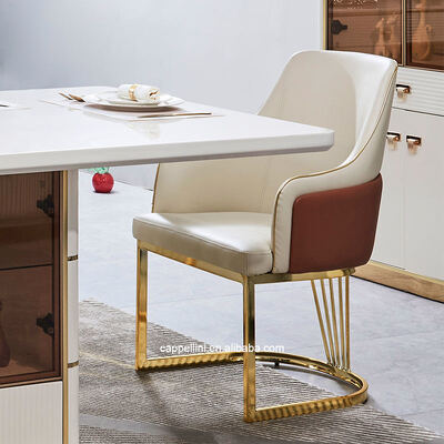 White Modern Luxury Dining Table Set 6 Seater Wood Dining Room Furniture Complete Home Wooden Frame Dining Table Set 4 Chairs