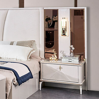 Wooden Luxury Leather King Size Bed Full Bedroom Sets Double Adult Room Wood Frame Complete Modern Luxury Bedroom Furniture Set