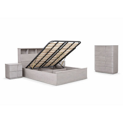 Modern Complete Bedroom Sets Master Room king Size Bed Double Hotel Home Storage Solid Wood Frame Luxury Bedroom Furniture Set