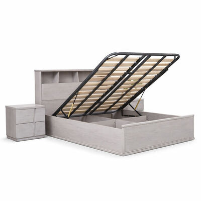 Modern Complete Bedroom Sets Master Room king Size Bed Double Hotel Home Storage Solid Wood Frame Luxury Bedroom Furniture Set