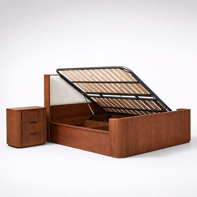 Modern Solid Wood king Size Bedroom Sets Double Bed Master Room Home Storage Wooden Frame Complete Luxury Bedroom Furniture Set