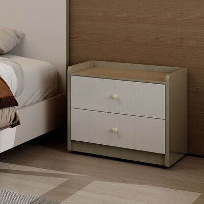 Modern luxury wooden Bedroom Sets Furniture with storage reclining lighted headboard and simple assembly for home hotel apartment