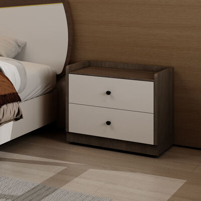 Complete Master Bedroom Suite in Wooden, King Size with Ample Storage, Cozy Minimalist Luxury Modern Bedroom Furniture