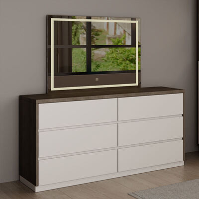 Complete Master Bedroom Suite in Wooden, King Size with Ample Storage, Cozy Minimalist Luxury Modern Bedroom Furniture