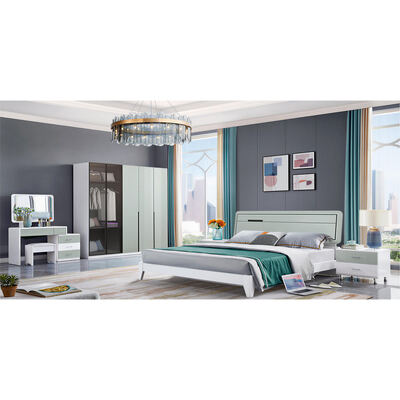 Master Suite Bedroom Furniture Set Wooden Structure Cozy Storage Minimalist High Quality Luxury Modern Bedroom