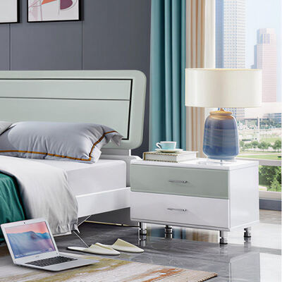 Master Suite Bedroom Furniture Set Wooden Structure Cozy Storage Minimalist High Quality Luxury Modern Bedroom