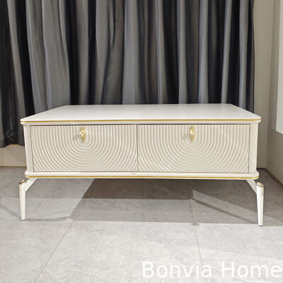 Modern Design Rectangle White Wood TV Stands Living Room Furniture Large Storage Wooden Luxury Home TV Cabinet