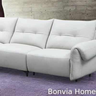 Italian Style Minimalism White Modular Couch Living Room Sofa Set Furniture Modern Luxury Home Lounge Sectional Leather Sofa