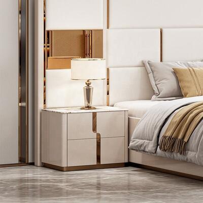 New Design Luxury king Size Bed Double Modern Bedroom Furniture Set Wooden Bedroom Sets with Dressing Table Chest of Drawers