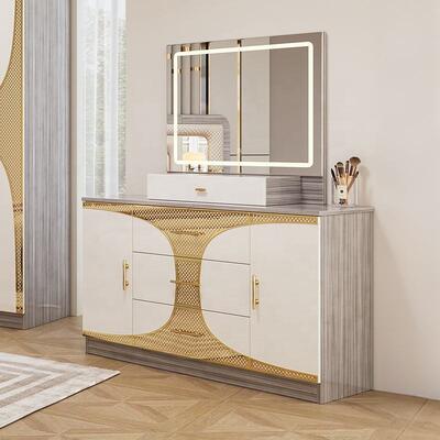 Foshan Wholesale Cheap Turkish Bedroom Sets king Size Bed Frame Luxury Home Room Suite Wooden Modern Bedroom Furniture Set