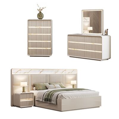 Wholesale Contemporary Bedroom Furniture Set Home Master Room Hotel Apartment Wooden Frame king Size Modern Luxury Bedroom Sets
