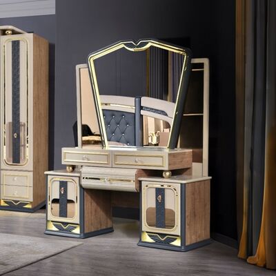 Chambre a Coucher Complet De Luxe Bedroom Sets king Size Bed Home Room Double Wooden Frame Modern Luxury Bedroom Furniture Set