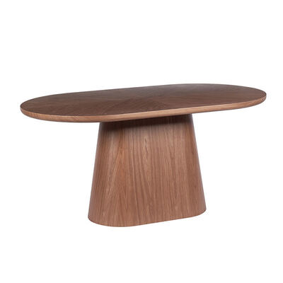 Salle Manger Complet 6 Places Modern Dining Room Furniture Oval Wooden Dining Table 6 Seater Home Restaurant Dining Table Set