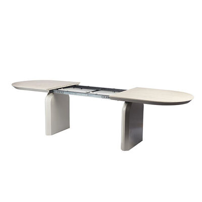 Foshan Wholesale Wooden Luxury Extendable Dining Table Adjustable Convertible Dining Room Furniture Home Folding Dining Table