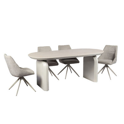 Foshan Wholesale Wooden Luxury Extendable Dining Table Adjustable Convertible Dining Room Furniture Home Folding Dining Table