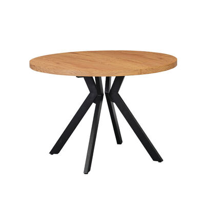 Nordic Modern Extendable Dining Table Foldable Top Wooden Dining Room Furniture Minimalist Solid Wood Folding Dining Table Set