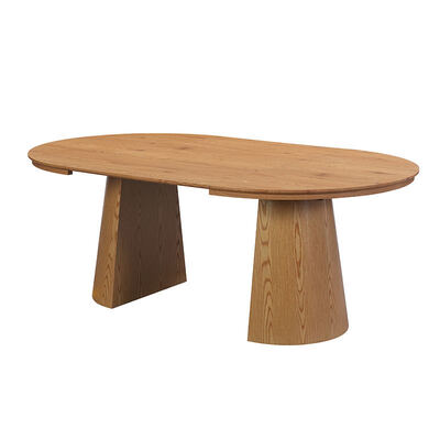 Minimalist Round Extendable Dining Table Wooden Dining Room Furniture Foldable Space Saving Home Modern Folding Dining Table