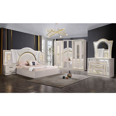 Chambre a Coucher Complet Lit Deux Places Bedroom Sets king Size Bed Room Suite Wooden Frame Modern Luxury Bedroom Furniture Set