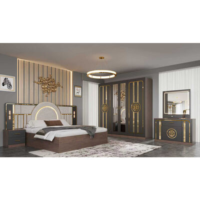 Cheap Wholesale Modern Bedroom Furniture Set Complete king Size Bed Room Suite Wooden Frame Home Luxury Turkish Bedroom Sets