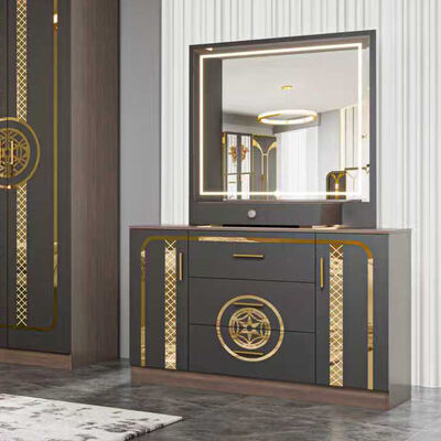 Cheap Wholesale Modern Bedroom Furniture Set Complete king Size Bed Room Suite Wooden Frame Home Luxury Turkish Bedroom Sets