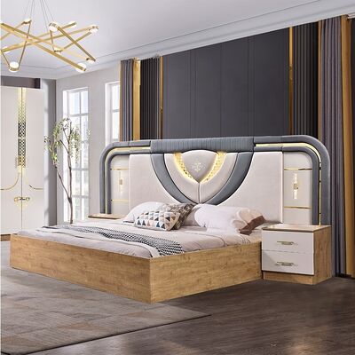 Ensemble Lit Armoire Et Coiffeuse Turkish Furniture Bedroom Sets Luxury king Size Bed Room Wooden Modern Bedroom Furniture Set