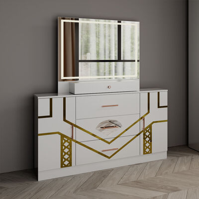 Wholesale Modern Design Double Leather King Bed Wardrobe Dresser Full Set Home Wooden Queen Size Luxury Furniture Bedroom Sets