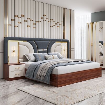 Cheap Wholesale Turkish Bedroom Furniture Set Wooden Frame king Size Bed Room Suite Home Master Room Luxury Modern Bedroom Sets