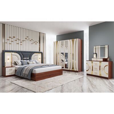 Cheap Wholesale Turkish Bedroom Furniture Set Wooden Frame king Size Bed Room Suite Home Master Room Luxury Modern Bedroom Sets