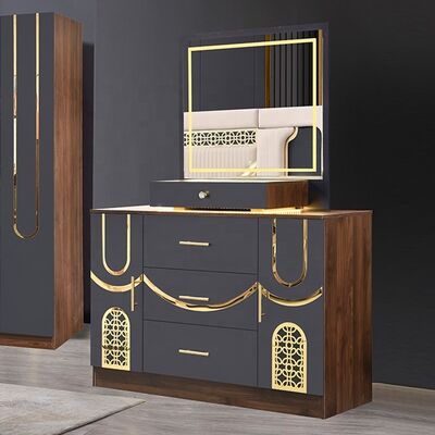 2026 Turkey Style Luxury Bedroom Set king Size Bed Suite Master Room Wooden Frame Cheap Wholesale Modern Bedroom Furniture Set