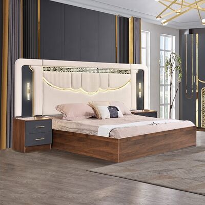 2026 Turkey Style Luxury Bedroom Set king Size Bed Suite Master Room Wooden Frame Cheap Wholesale Modern Bedroom Furniture Set