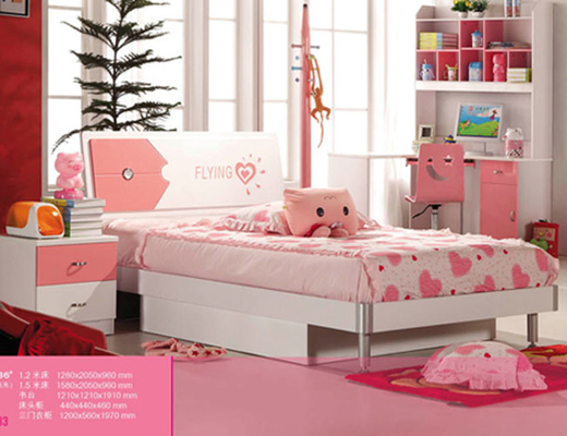 Cabrini Children Bedroom Sets Pink Kids Bedroom Furniture 836