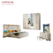 Home Hotel Cappellini White Wood Panel Bedroom Sets OEM ODM