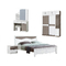 Minimalist Nordic Bedroom Set Double Bed 2000mm Simple Assembly