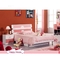 MDF PU Solid Wood Bed With Drawers 1280*2050*960mm Kids Home Furniture